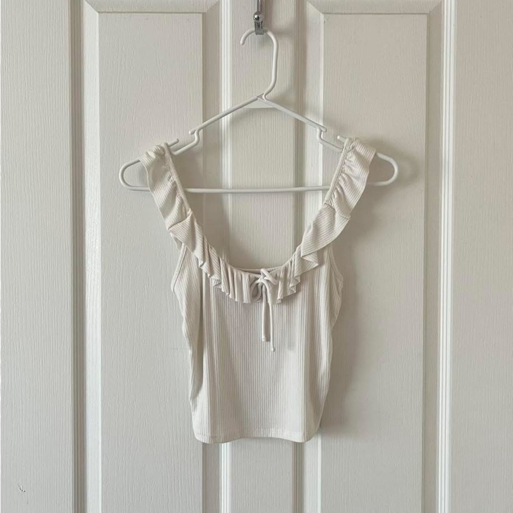 Forever 21 Ruffle Strap Top